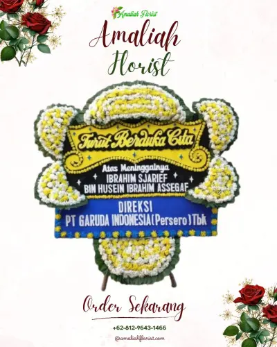 Papan Bunga Duka di Unggahan